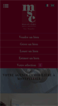 Mobile Screenshot of msc-immo.com